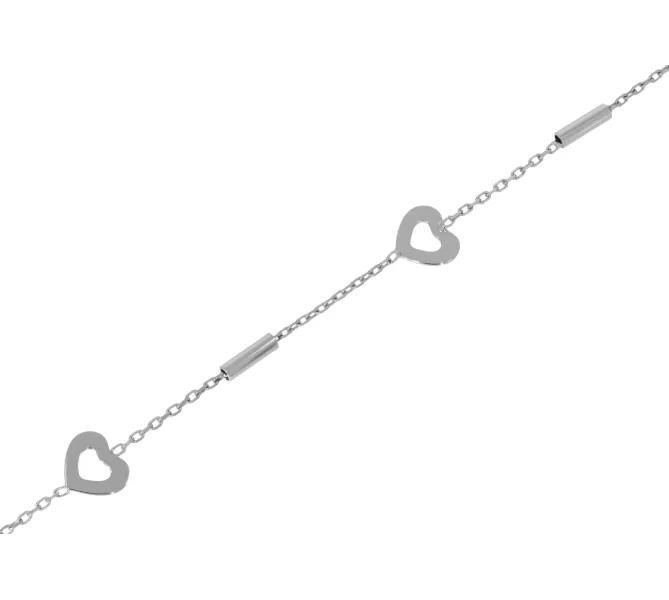 Náušnice z bieleho zlata 1044