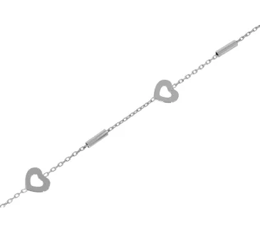 Náramok z bieleho zlata 1044