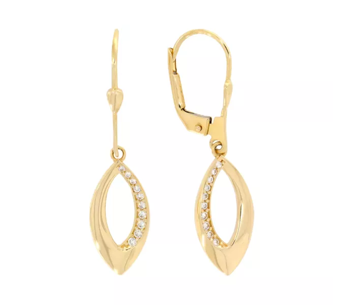 Zlaté náušnice 3593