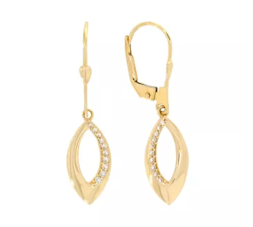 Zlaté náušnice 3593