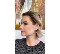 Zlaté náušnice 3593