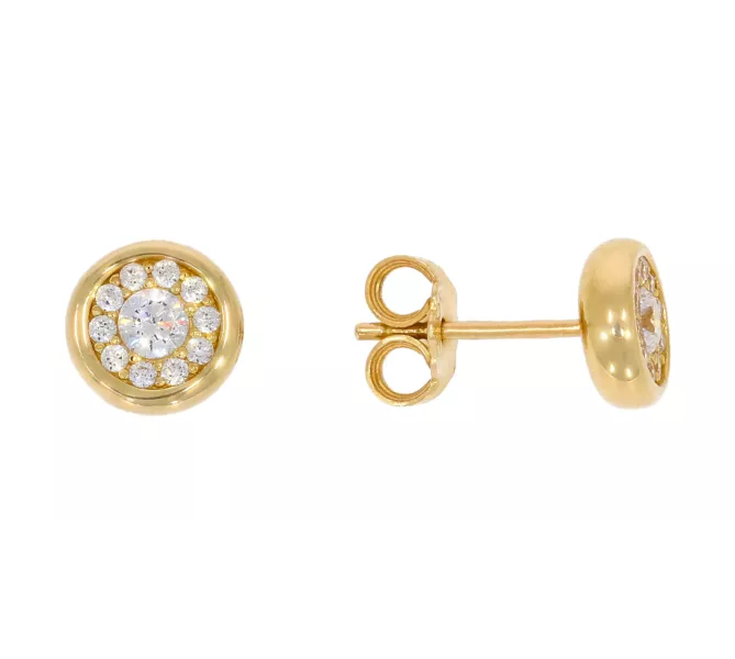 Zlaté náušnice 3605