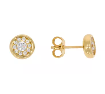 Zlaté náušnice 3605