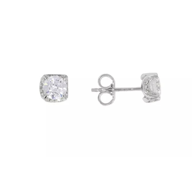 Náušnice z bieleho zlata 3606