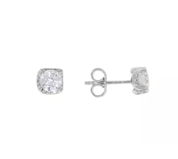 Náušnice z bieleho zlata 3606