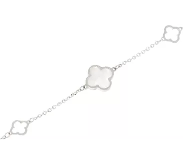 Náramok z bieleho zlata 1169