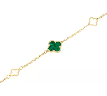 Zlatá retiazka na nohu 1190