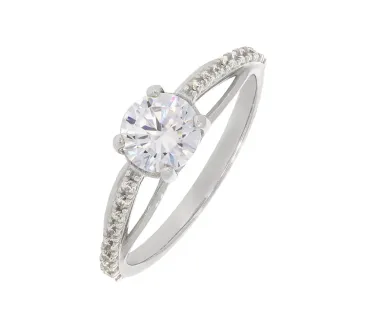 Prsteň z bieleho zlata 2632