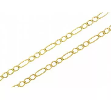 Zlatá retiazka Figaro 3mm 026