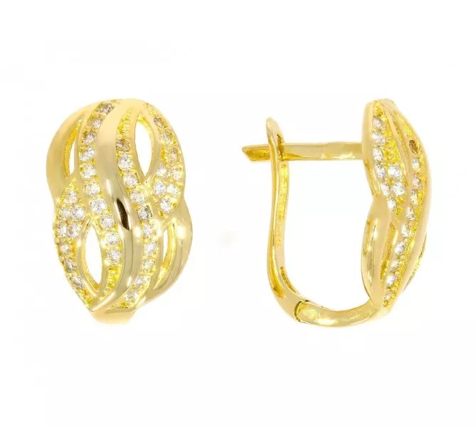 Zlaté náušnice 2856