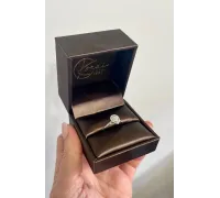 Diamantový prsteň z bieleho zlata 122