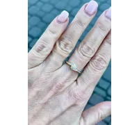 Diamantový zlatý prsteň 117