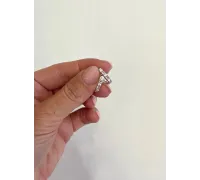 Náušnice z bieleho zlata 3907