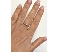 Diamantový zlatý prsteň 120