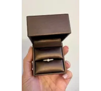 Diamantový zlatý prsteň 120