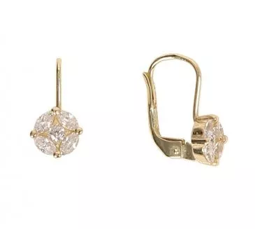 Zlaté náušnice 1612