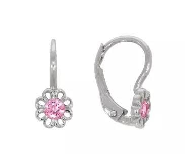 Náušnice z bieleho zlata 3610