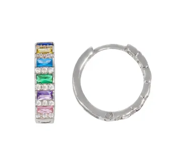 Náušnice z bieleho zlata 3908