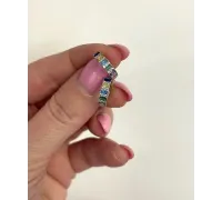 Náušnice z bieleho zlata 3908