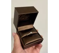 Diamantový zlatý prsteň 115