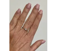 Diamantový zlatý prsteň 115