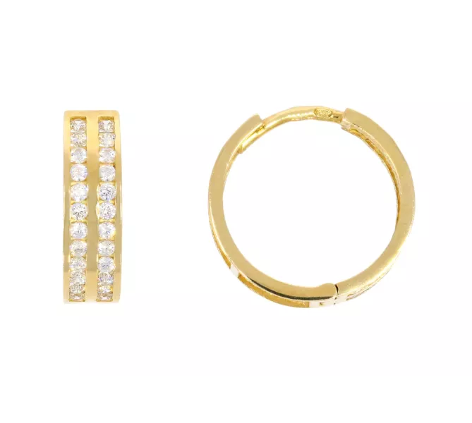 Zlaté náušnice 870