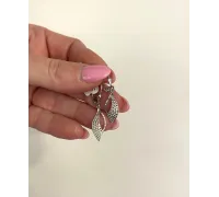 Náušnice z bieleho zlata 3985