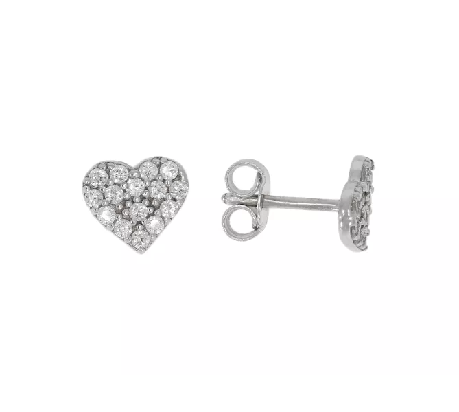 Náušnice z bieleho zlata 3005