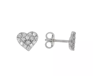 Náušnice z bieleho zlata 3005