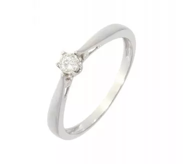 Diamantový zlatý prsteň 023