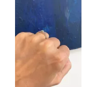 Diamantový zlatý prsteň 023