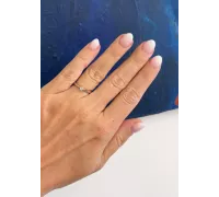 Diamantový zlatý prsteň 023