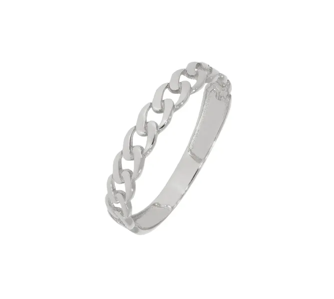 Prsteň z bieleho zlata 2636