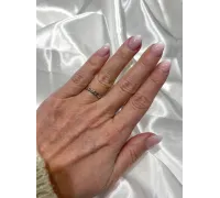 Prsteň z bieleho zlata 2636