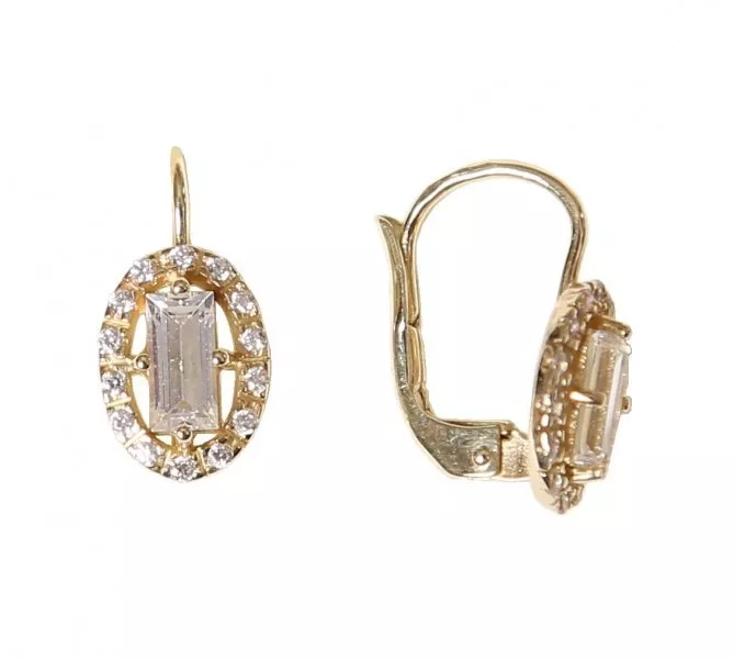 Zlaté náušnice 1015