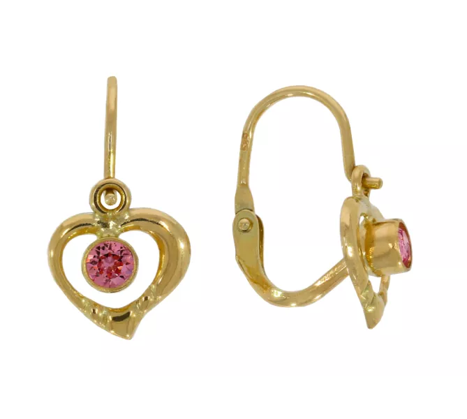 Detské zlaté náušnice 3267