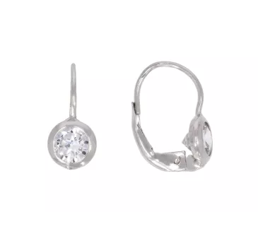 Náušnice z bieleho zlata 3617