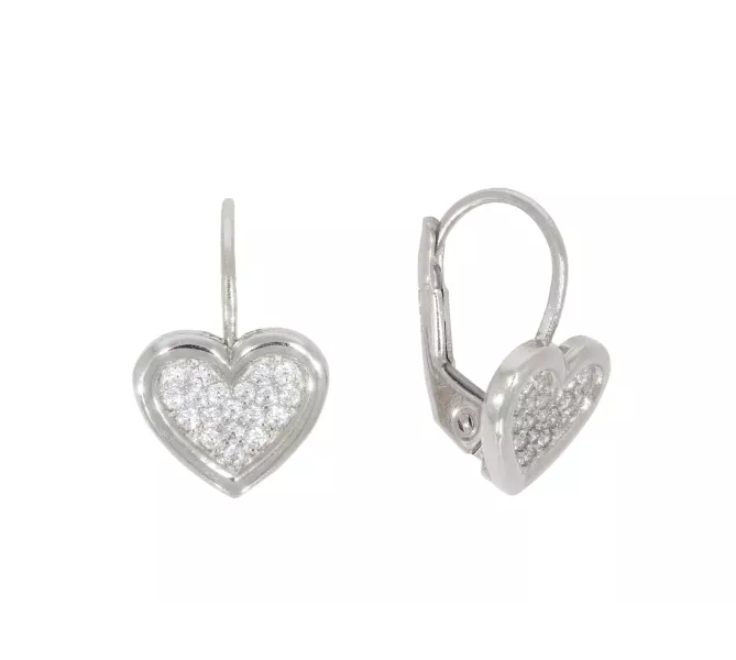 Náušnice z bieleho zlata 3630