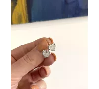 Náušnice z bieleho zlata 3630