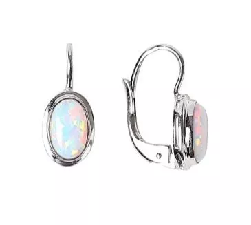 Náušnice z bieleho zlata 886