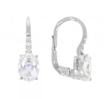 Náušnice z bieleho zlata 2874