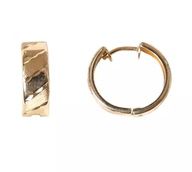 Zlaté náušnice 963