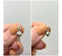 Prívesok z bieleho zlata 1327