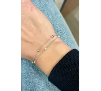 Náramok z bieleho zlata 1424