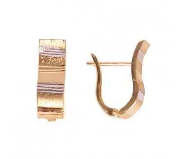 Zlaté náušnice 1106