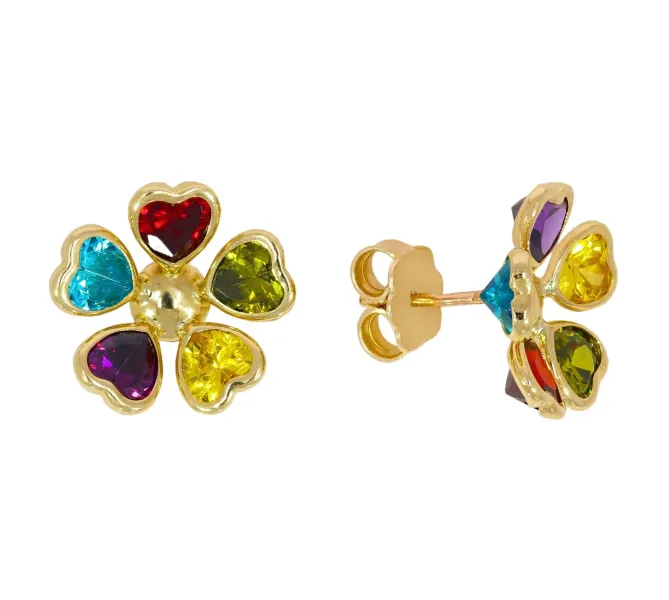 Zlaté náušnice 2102