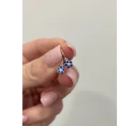 Detské náušnice z bieleho zlata 4338