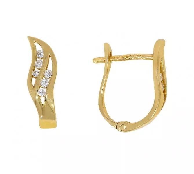 Zlaté náušnice 1874