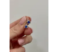 Detské náušnice z bieleho zlata 4340