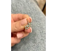 Detské náušnice z bieleho zlata 4339